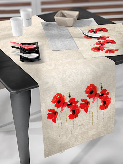 Saint Clair 33x45cm Set 4buc în culoarea Red