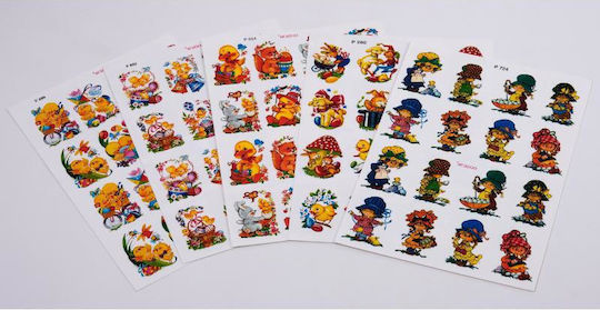 Water Easter Decals Set 5 Pieces