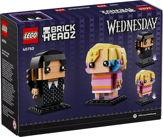 Lego Brick Headz Wednesday & Enid for 10+ Years 239pcs