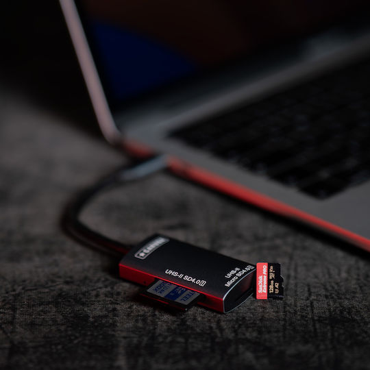 Caruba Cardreader Sd 4.0 Ush-ii + Micro Sd Cr-sdumsd