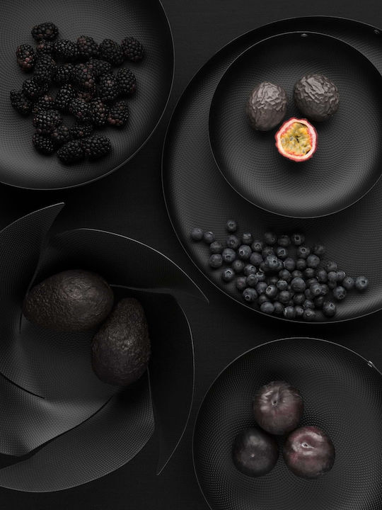Alessi Obstschale Inox Schwarz 21cm
