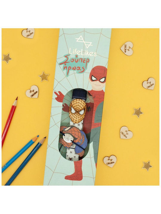 Пасхална Свещ Spiderman Квадратна с Кутия 29см Черна