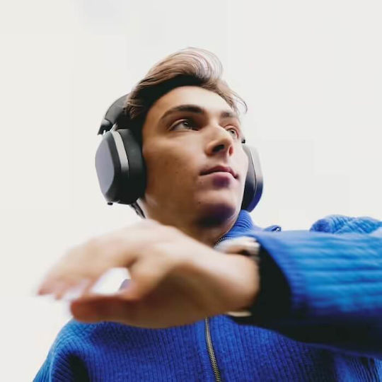 Defunc Kabellose Bluetooth Über Ohr Kopfhörer mit 45 Stunden Betriebszeit Gray