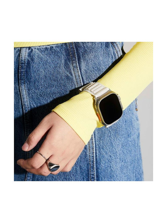 Skinarma Kobu Strap for Apple Watch Ultra 49mm 45mm 44mm Ivory