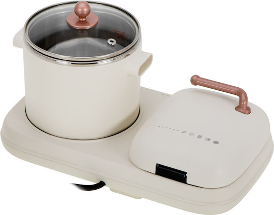 Adler Ad6421 Breakfast Station 2 In 1 Pot Grill 1100w