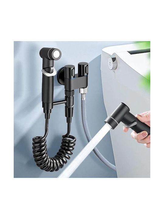 AZ-100 Wall Mounted Bidet Set Silver