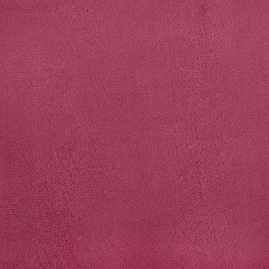 Sessel mit Fußhocker Samt Bordeaux 64x74x84cm