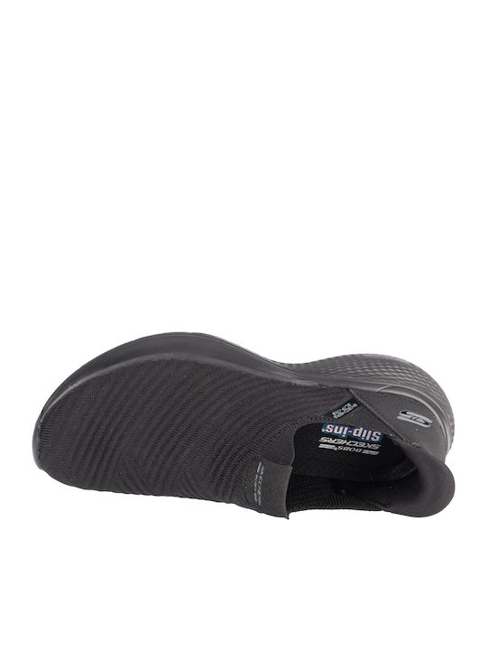 Bobs Infinity Daily Damen Slip-Ons Schwarze