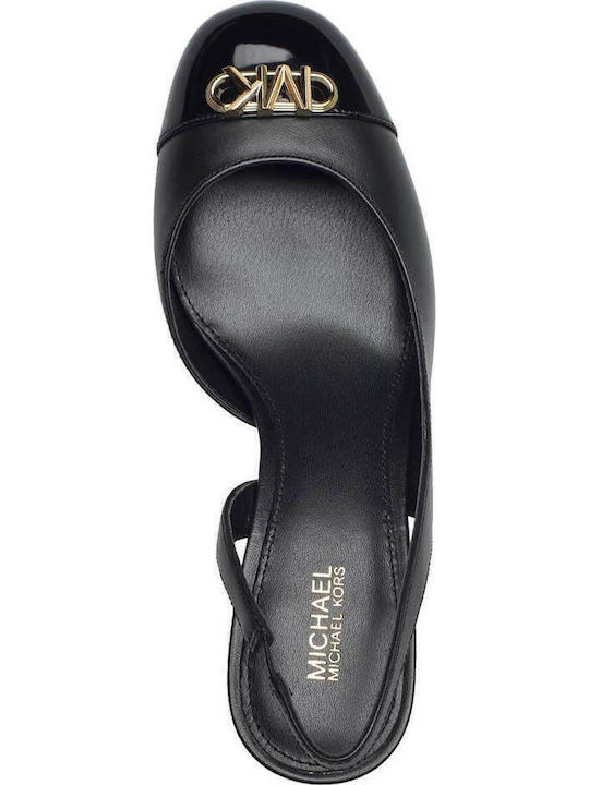 Perla Flex Toe Cap Pump Pantofi cu toc Negre
