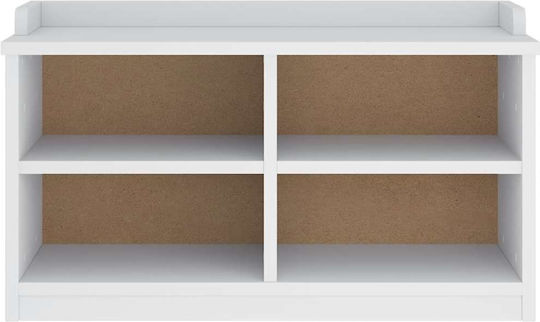 Sandens Eingangsmöbel mit Schuhschrank & Bank White 87x40x50cm