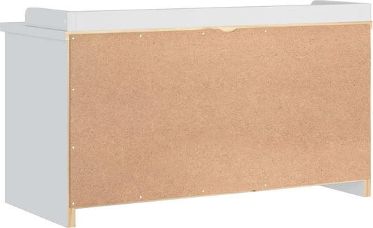 Sandens Eingangsmöbel mit Schuhschrank & Bank White 87x40x50cm