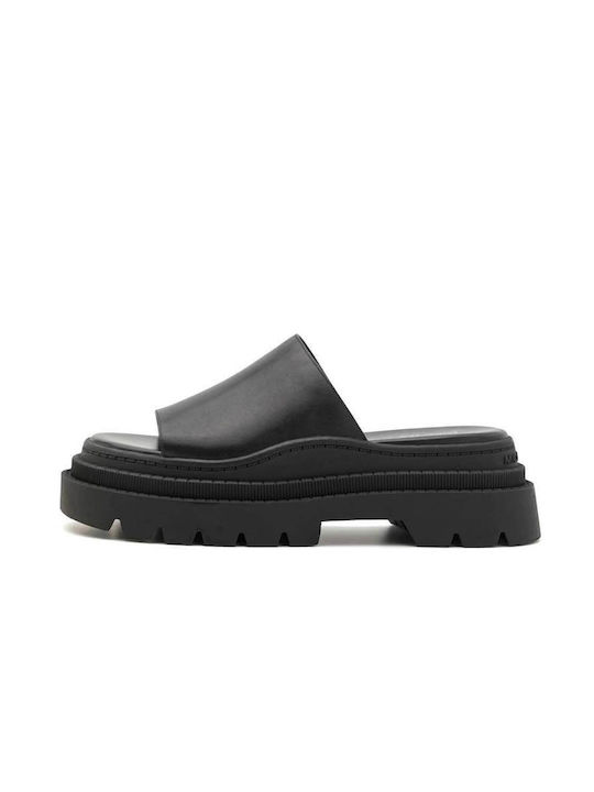 Michael Kors Women's Platform Slides Black