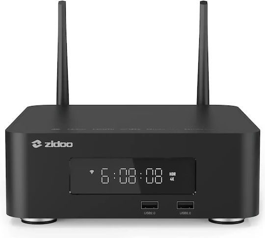 Zidoo TV Box 4K UHD with WiFi 6GB RAM and 6GB Storage Space with Operating System Android