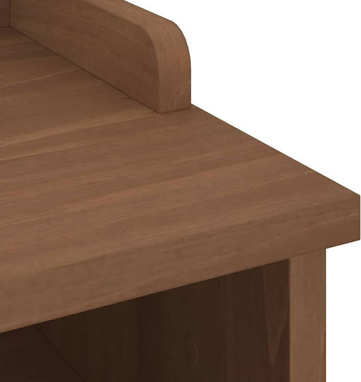 Entry Furniture with Shoe Rack & Bench Coffee 45x40x50cm