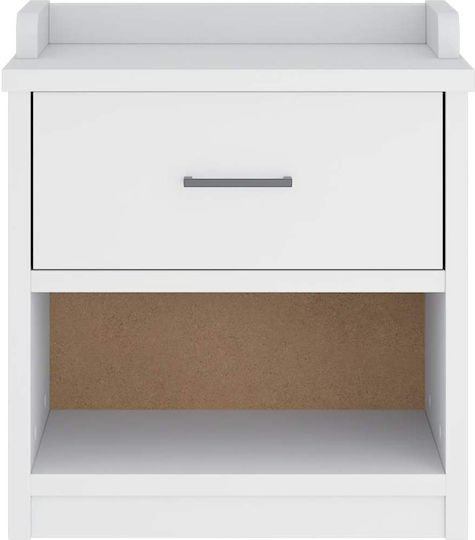 Eingangsmöbel mit Schuhschrank & Bank White 45x40x50cm