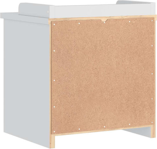 Eingangsmöbel mit Schuhschrank & Bank White 45x40x50cm