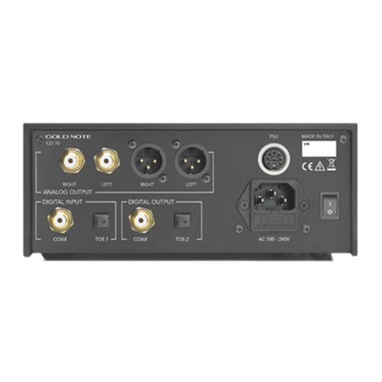 Gold Note Hi-Fi CD Плейър Сребрист