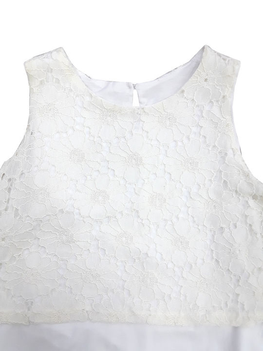 Domina Παιδικό Σετ με Σορτς White 2τμχ