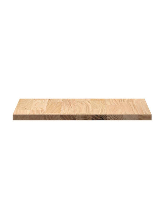 vidaXL Rechteckige Theke aus Massivholz in Brauner Holzschatten Farbe 40x63,5x2,7cm 4008995
