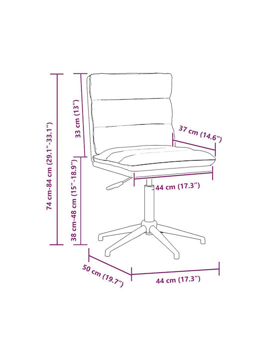 Chair Visitor in Brown Color 44x50x74cm 1pcs