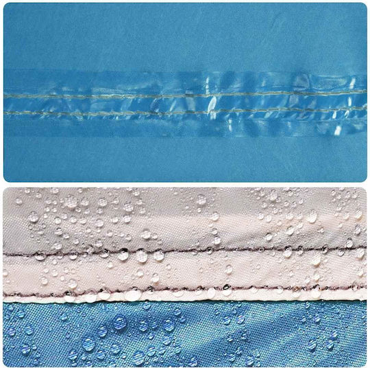 vidaXL Campingzelte Tunnel Blau für 6 Personen 564x260x185cm