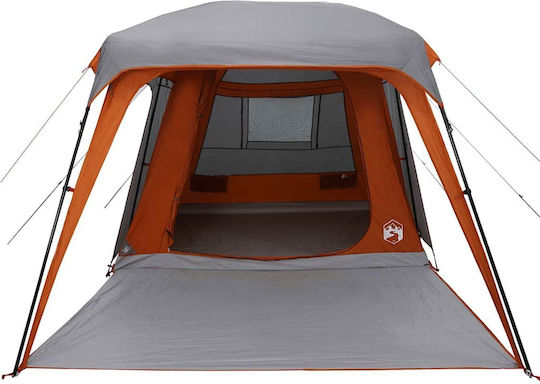 vidaXL Σκηνή Camping Γκρι για 5 Άτομα 450x275x228εκ.