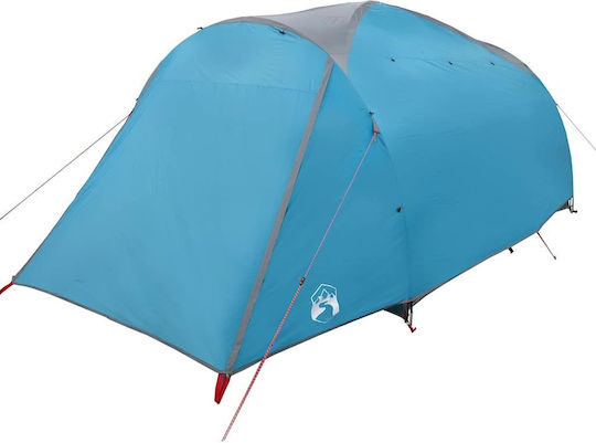 vidaXL Campingzelte Tunnel Blau für 6 Personen 564x260x185cm