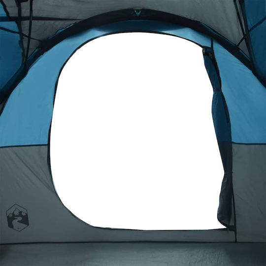 vidaXL Campingzelte Tunnel Blau für 6 Personen 564x260x185cm
