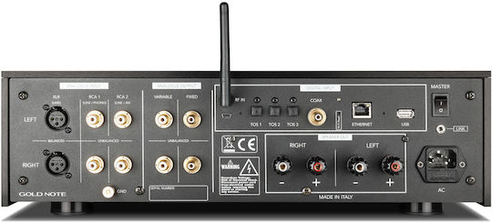 Gold Note IS-1000 Ολοκληρωμένος Ενισχυτής Hi-Fi Stereo 125W/8Ω Ασημί