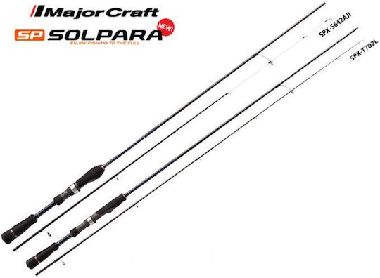 MajorCraft SP Solpara Ajing Solid Tip S702AJI Fishing Rod for Light Rockfishing 2.13m 0.6-10gr