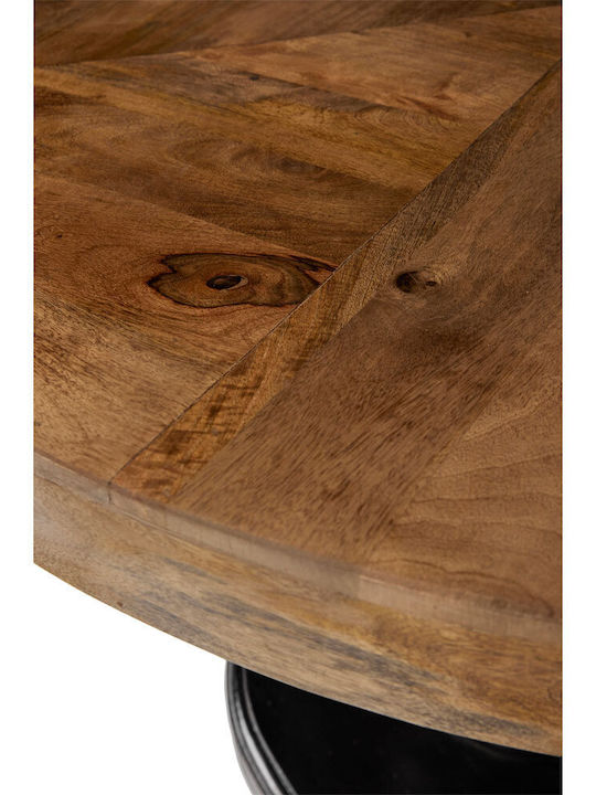 Magnolia Rund Tisch Speisesaal aus Massivholz Natural 120x120x77cm