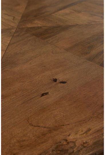 Magnolia Round Table Dining Room from Solid Wood Natural 120x120x77cm