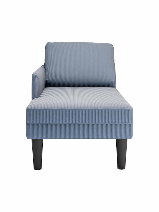 Recliner Stoff Blau L132xW56xH70cm