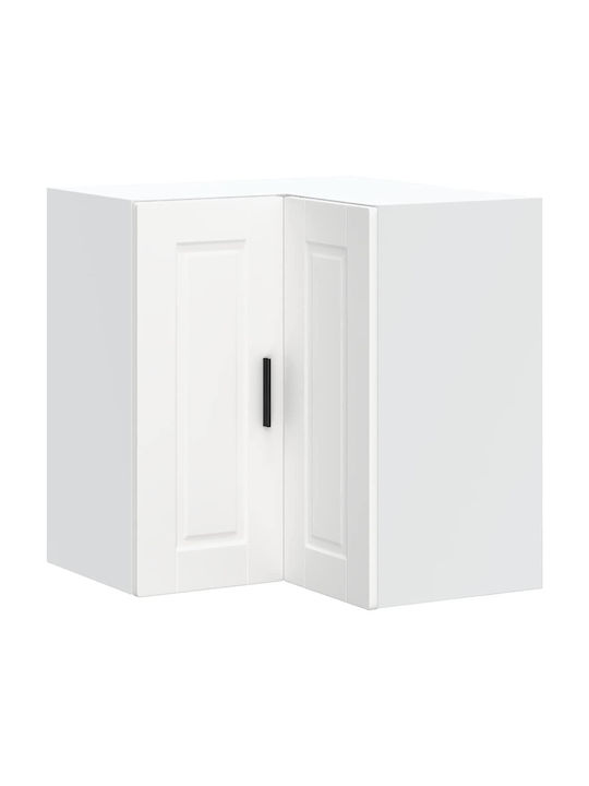 Corner Cabinet Wall White 57x57x60pcs