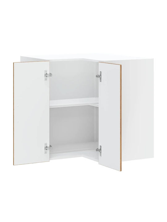 Porto Eckschrank Wand Coffee 57x57x60cm