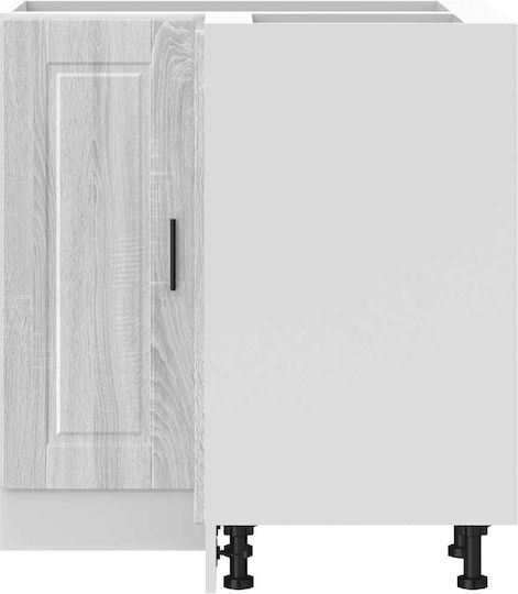 Corner Cabinet Floor Gray Sonoma 75.5x75.5x81.5cm