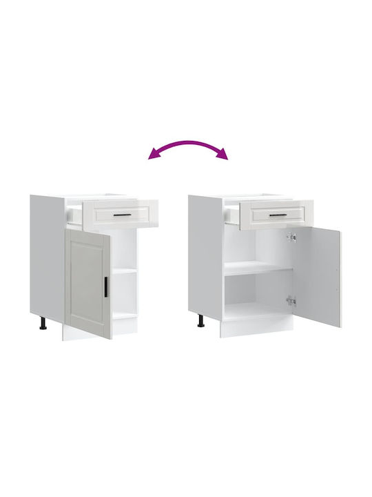 Floor Cabinet White 50x46x81.5cm