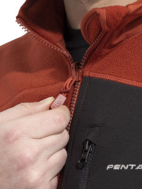 Pentagon Athos 2.0 Hunting Cardigan Fleece Red
