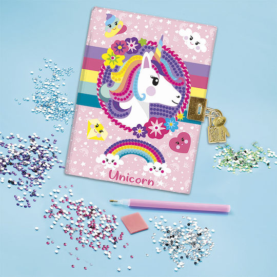 Hisab Joker Unicorn Тетрадка с Ключалка Розов