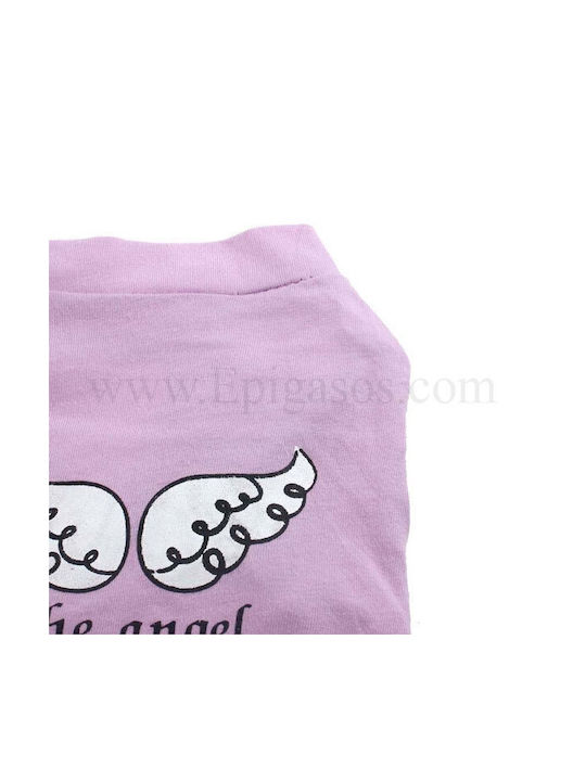 T-shirt Σκύλου σε Μωβ χρώμα XS / S / M / L