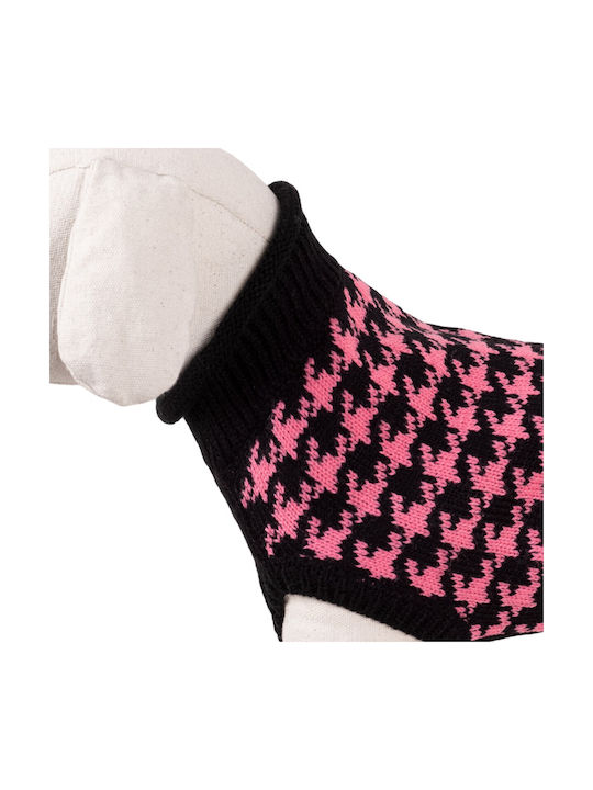 Happet Pulover tricotat Câinelui în culoarea Negru 30cm.