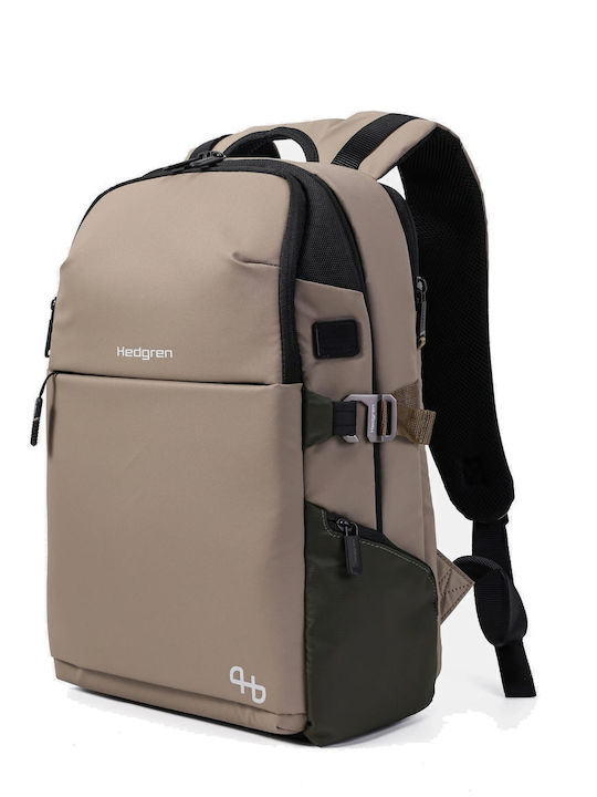 Hedgren Backpack Αδιάβροχο 23.9lt Μπεζ