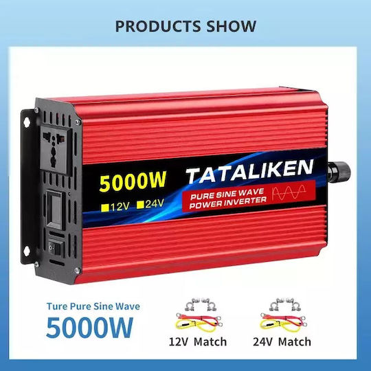 Car Inverter 1500W to Converter 12V DC in 220V AC