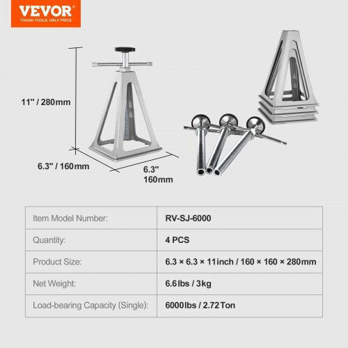 Vevor 4pcs