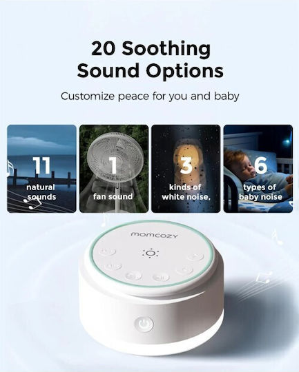 Momcozy Portable Baby Sound Machine Long Battery Life 5907085520254