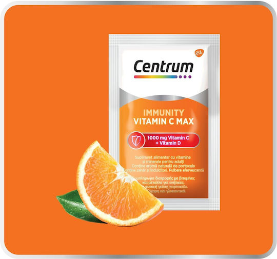 Centrum Immunity C Max Vitamin for Immune System Boost, Skin & Antioxidant Action 14 sachets 2pcs