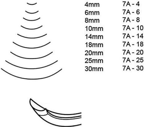 Pfeil Holzschnitzbeitel 7a/10 Löffelförmige Klinge Hohlschliff 10mm