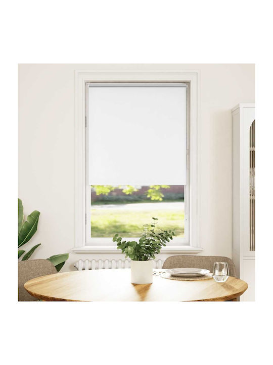 vidaXL Roller Blinds Total Blackout White W75xH175cm 4011929