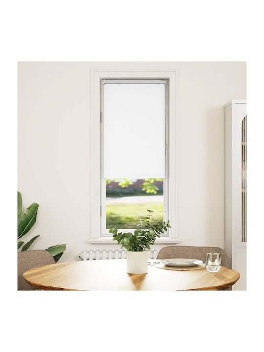 vidaXL Roller Blinds Total Blackout White W50xH175cm 4011924