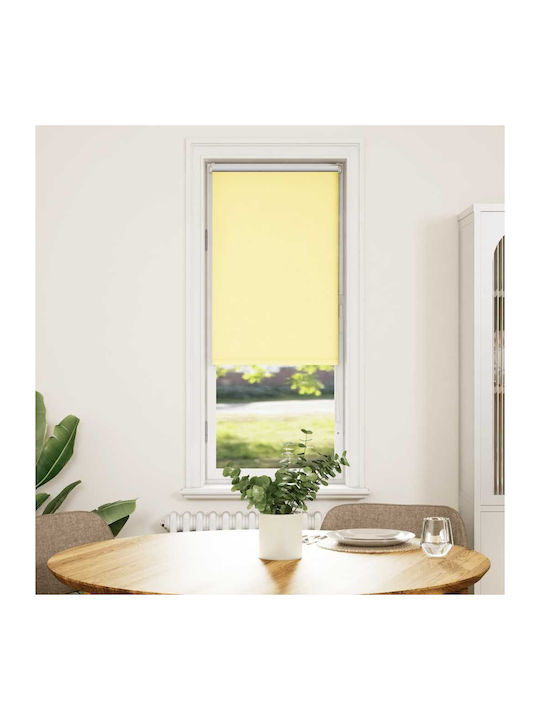 vidaXL Roller Blinds Total Blackout Yellow W60xH150cm 4012030